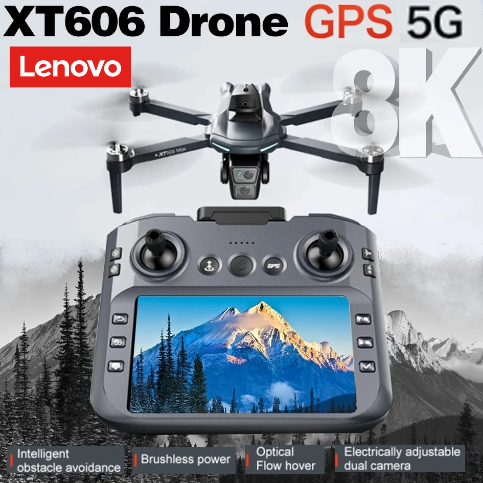 Drone Surveying - Lenovo XT606 Drohne Professionell 8K HD