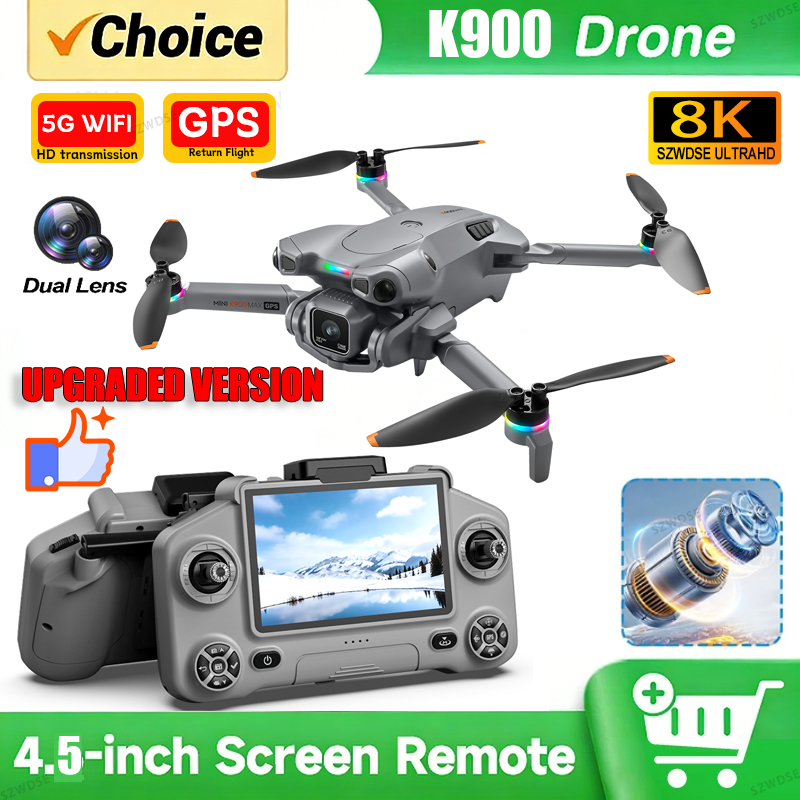 Drone Surveying - Neue K900 MAX GPS-Drohne mit 4K