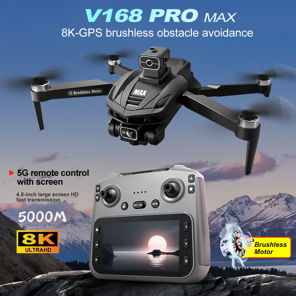 V168 PRO Max GPS Drohne 8K Pro – Drone Aerial Photography Bewertung und Preis