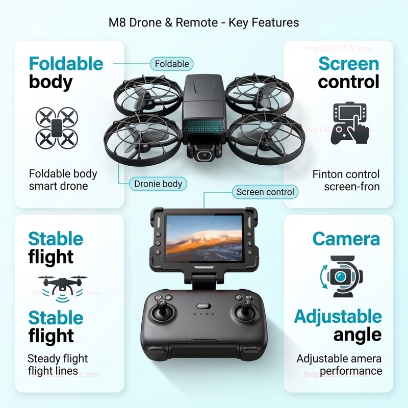 Neue Drohnen M8 GPS 8K Profess – Drone Multispectral Bewertung und Preis