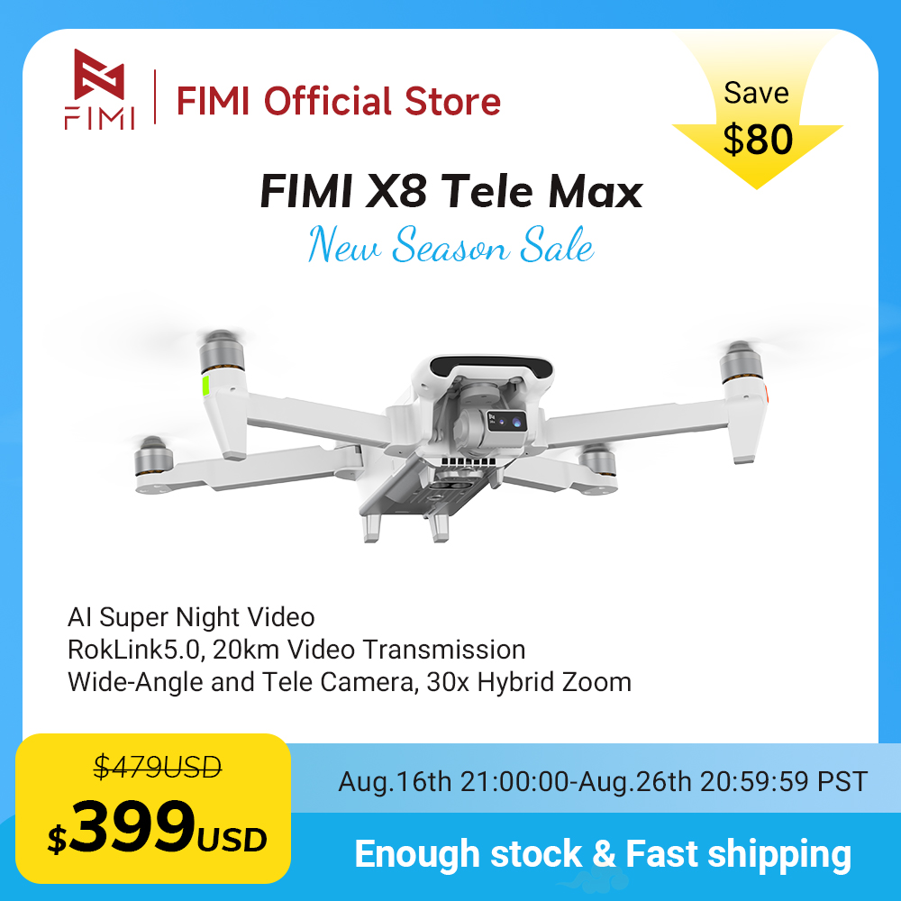 FIMI X8 Tele Max Drohne 1/2-Zo – Drone Thermal Imaging Bewertung und Preis